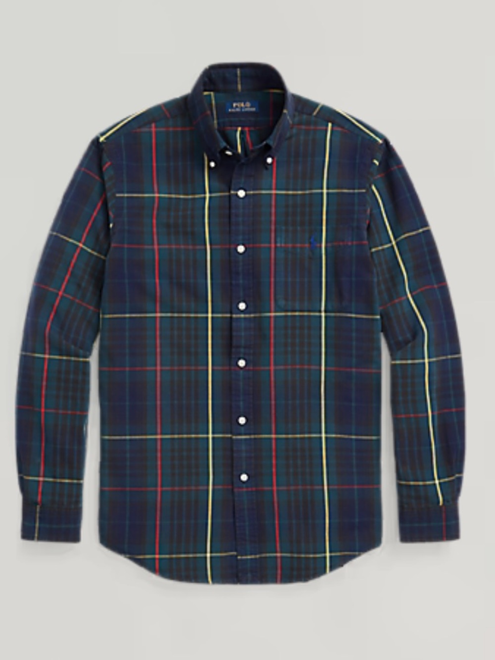 Polo by Ralph Lauren Classic Fit Plaid Oxford Shirt